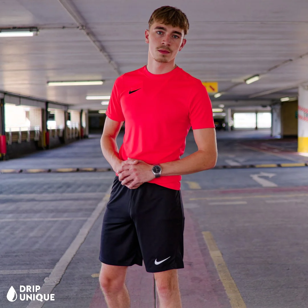 Nike Dri-Fit T-Shirt Crimson Red - Image 4