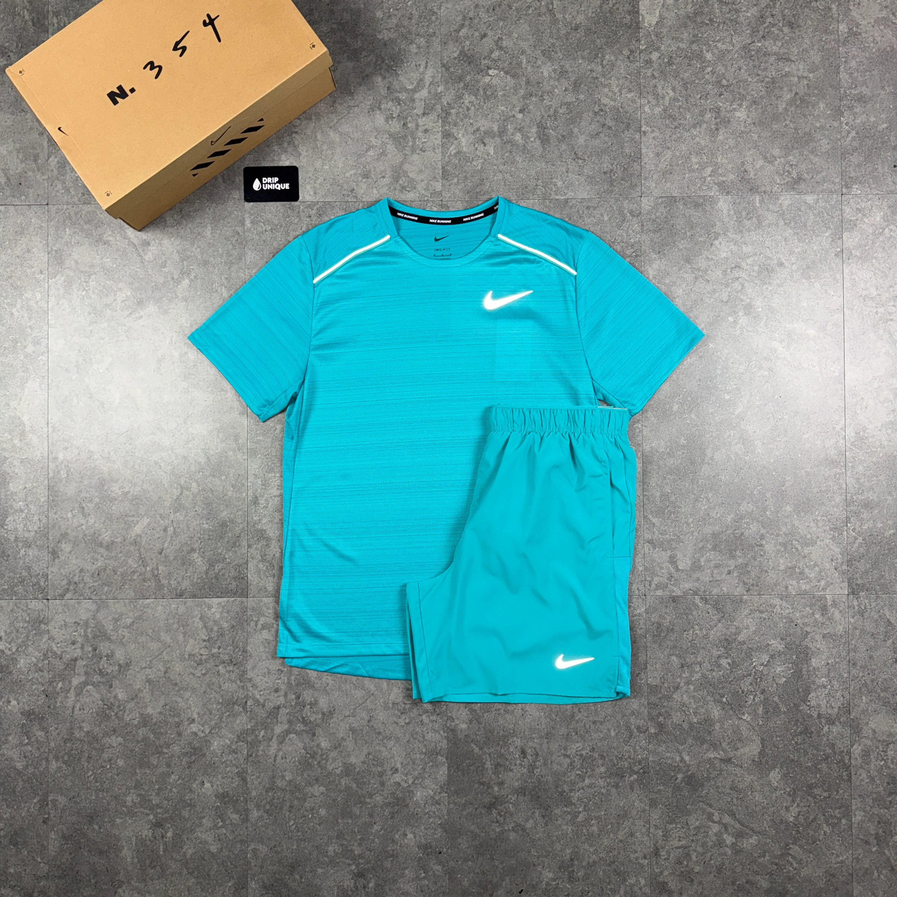 Nike Dri-Fit Challenger Shorts 7" Dusty Cactus - Image 3
