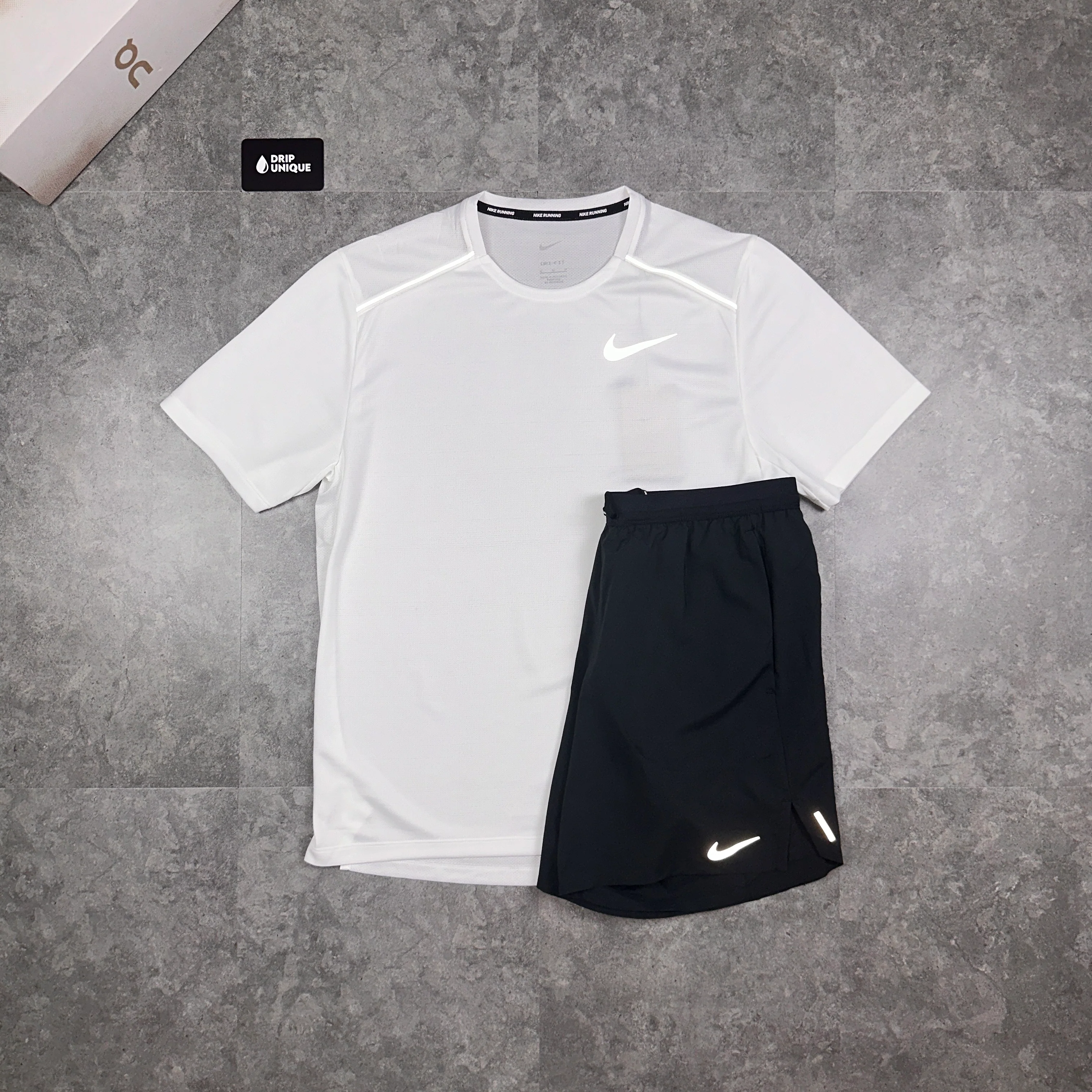 Nike Miler T-Shirt Ice White - Image 8