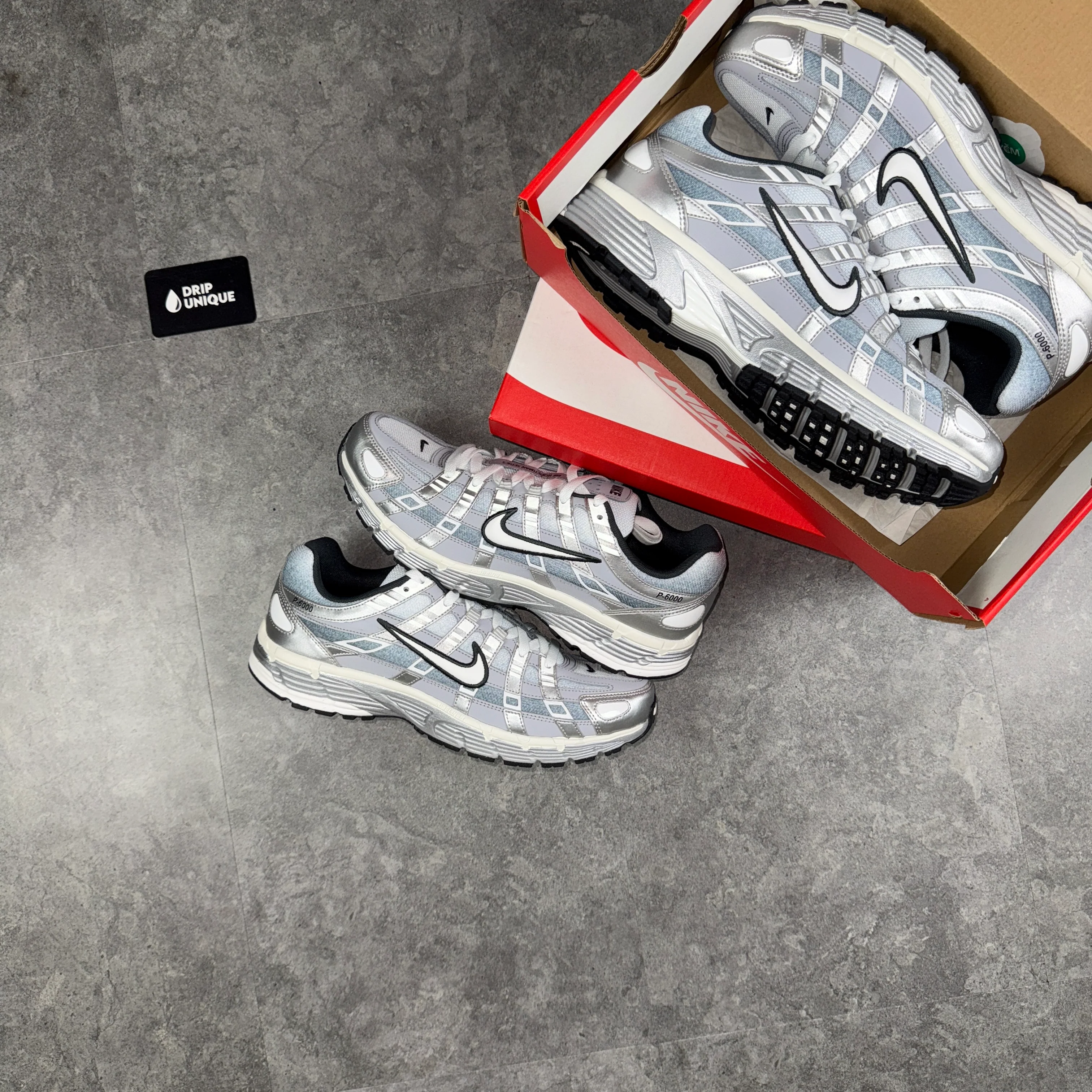 Nike P6000 Metallic White - Image 3