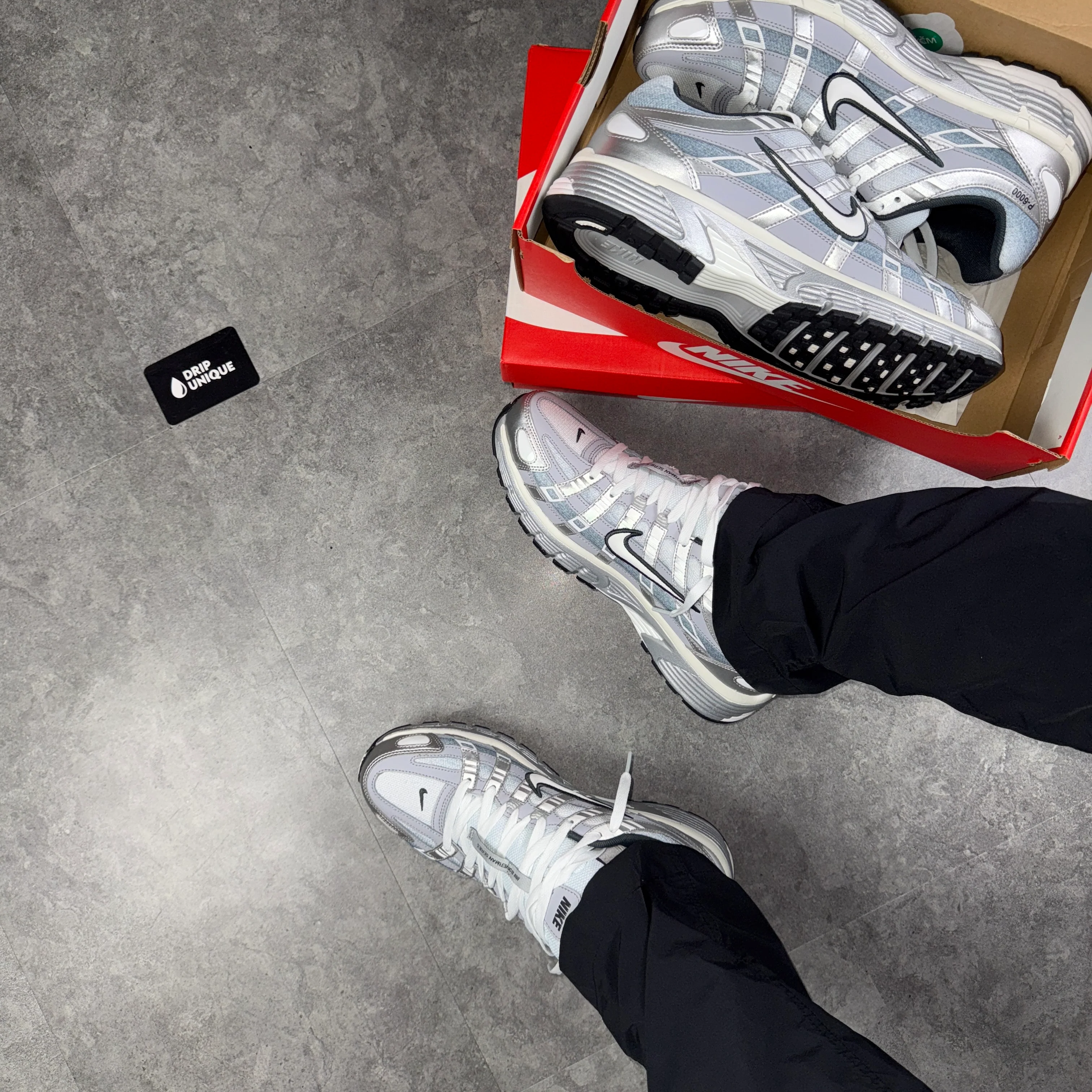 Nike P6000 Metallic White - Image 4